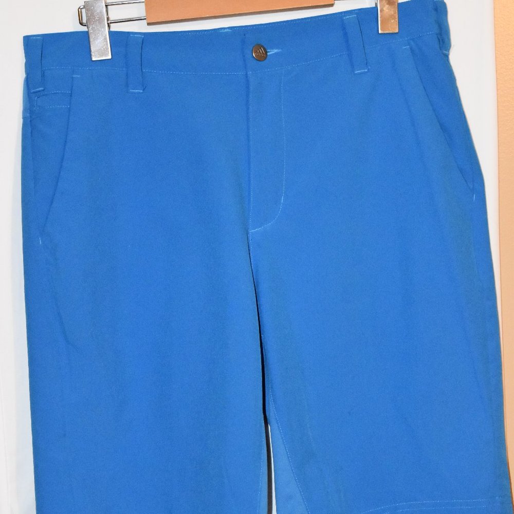 blue addids shorts